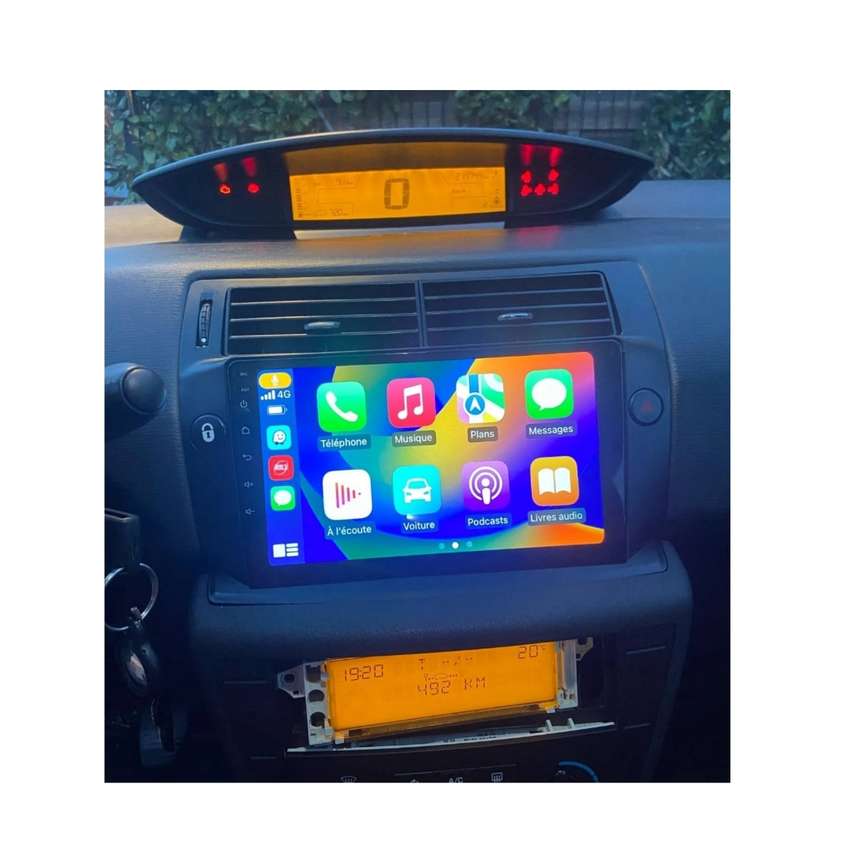 C4 |    2005 in poi Android   |   Bluetooth   |   CarPlay   |   Android   Auto   |   4GB/64GB Ram 8-core