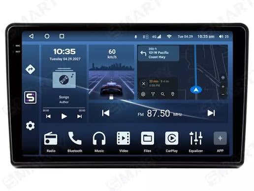 500l KIT 9” AUTORADIO wifi BLUETOOTH, USB, centralina canbas per recupero dei comandi al volante