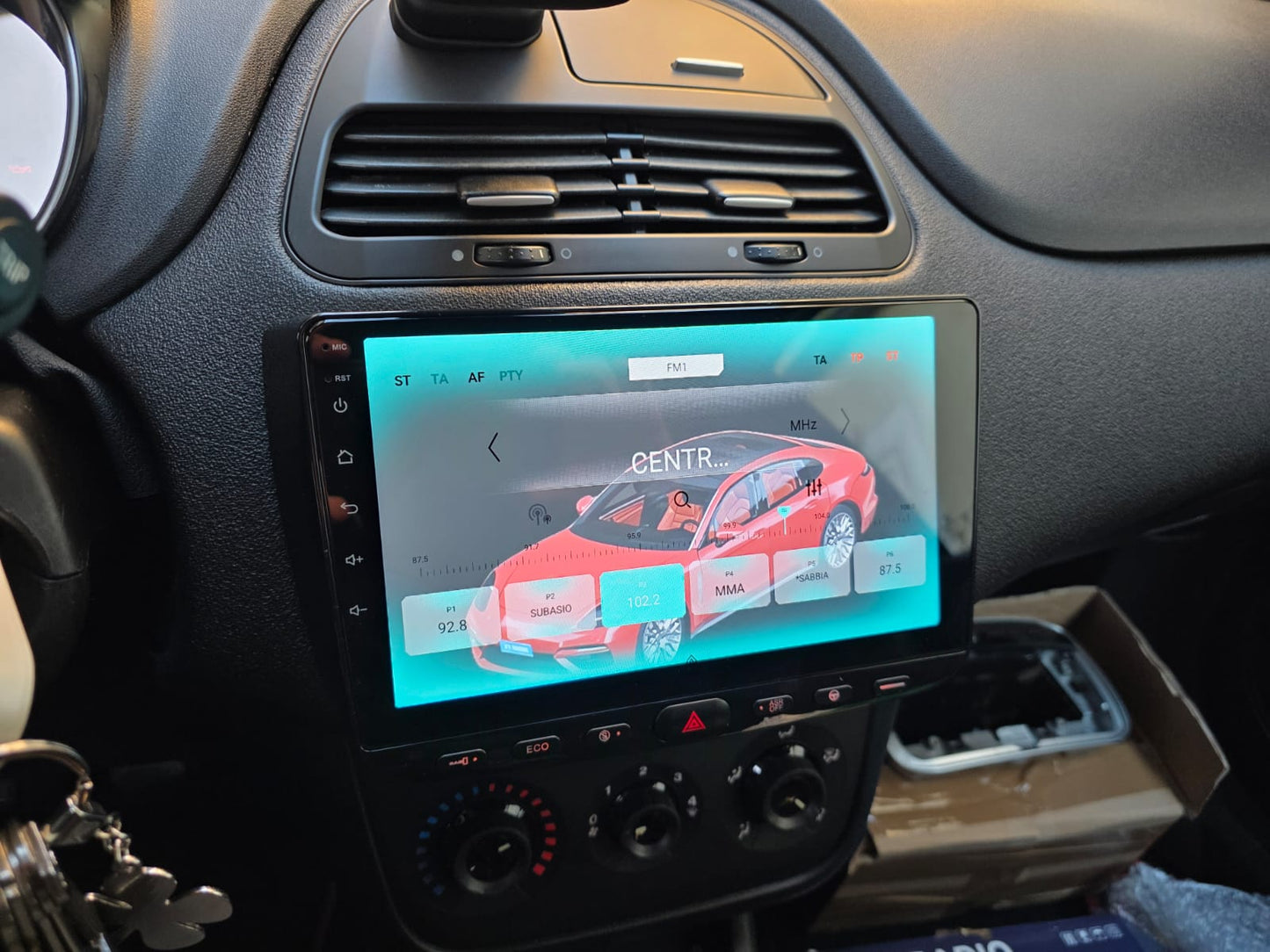 Autoradio per punto evo 9"- dal 2009-2017 Android 13- 4GB RAM - 64 GB rom- Carplay/android auto wireless