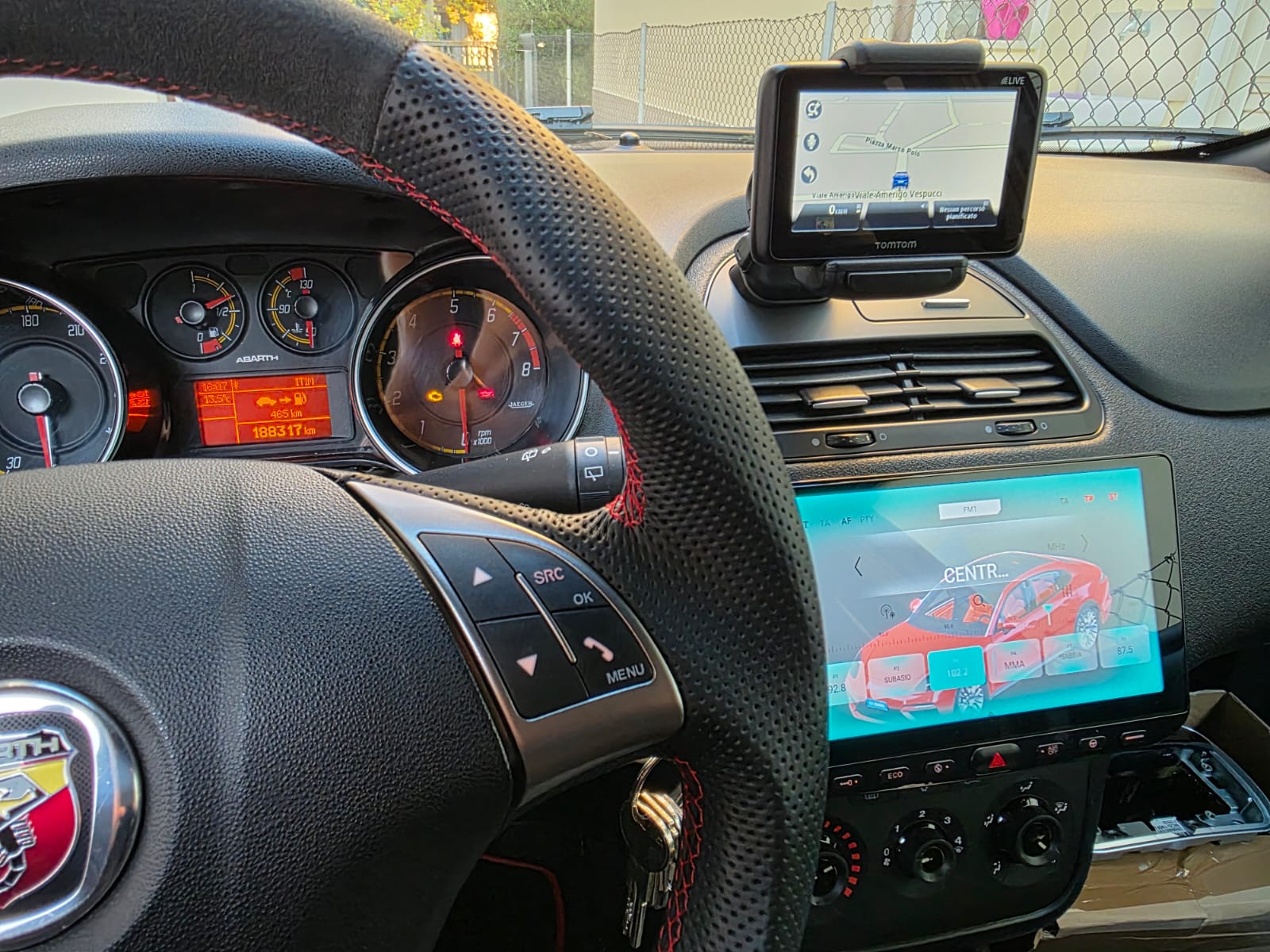 Autoradio per punto evo 9"- dal 2009-2017 Android 13- 4GB RAM - 64 GB rom- Carplay/android auto wireless