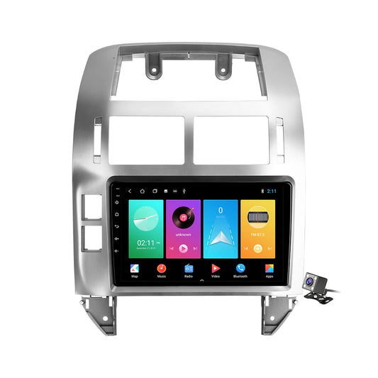 Polo anno 2002 | 9” Pollici - Mascherina Inclusa - Autoradio 2 Din Android Auto + Carplay / Stereo Touch  | Navigatore GPS + Bluetooth + Wifi