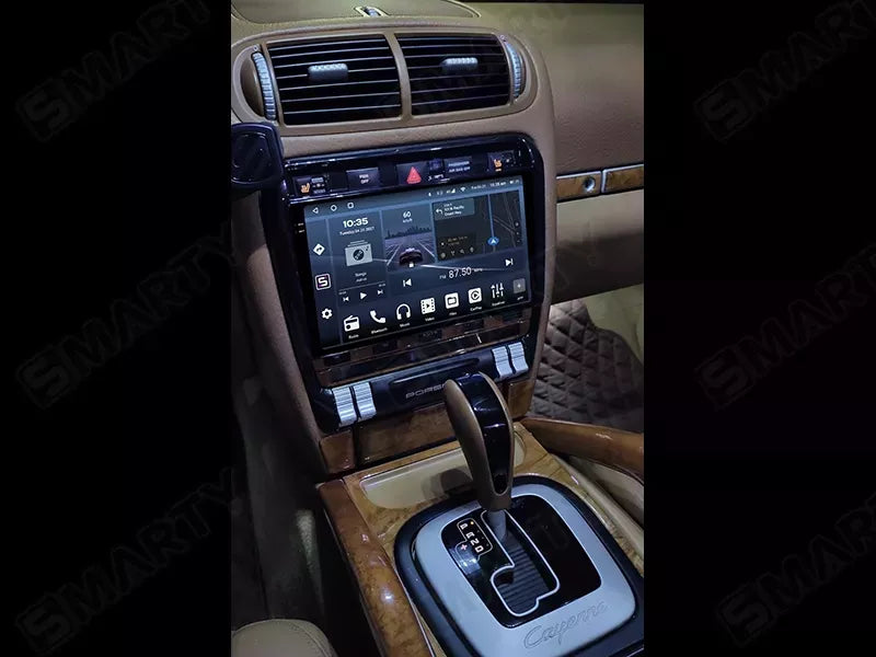 Porsche cayenne | 9 Pollici - ”Mascherina Inclusa - Autoradio 2 Din Android Auto + Carplay / Stereo Touch 4/64GB | Navigatore GPS + Bluetooth + Wifi