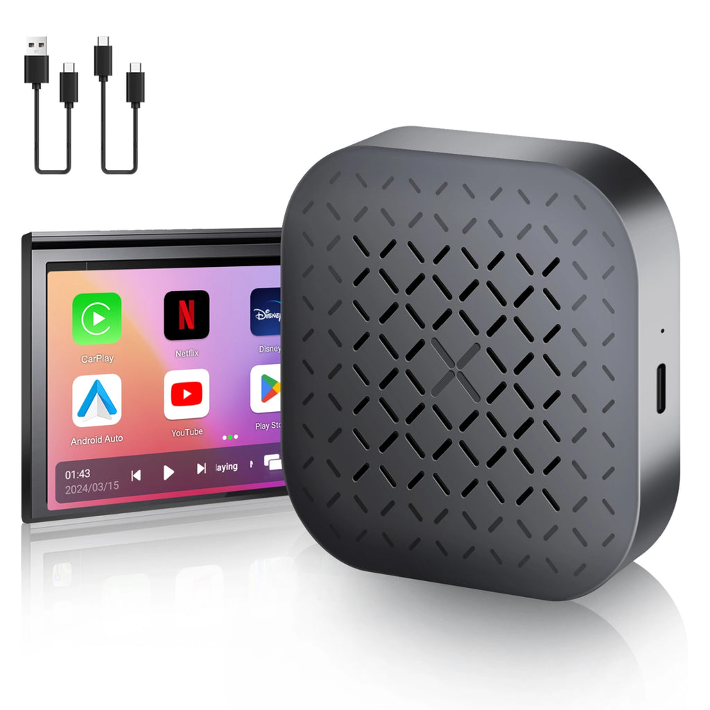 Scatoletta CarPlay e Android auto 4/64GB da cablato a wireless sblocco sistema operativo Android