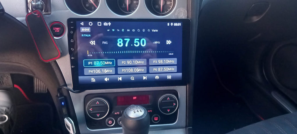 Alfa Romeo 159 (2005/2011) | Autoradio 9'' 8-256GB Android auto + Carplay / Alfa 159 Brera Spider Sportwagon Stationwagon Stereo Touch | Navigatore GPS + Bluetooth + Wifi + microfono esterno