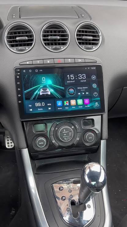 Peugeot 308 sw 2009 > schermo 9”  4-64GB CarPlay+Android auto Wi-Fi -Bluetooth - Mascherina Inclusa - Autoradio 2 Din Carplay / Stereo Touch  | Navigatore GPS + Bluetooth + Wifi