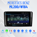 Mercedes ml200/w164 | 9 Pollici - Mascherina Inclusa - Autoradio 2 Din Android Auto + Carplay / Stereo Touch 2/32gb | Navigatore GPS + Bluetooth + Wifi