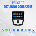 Peugeot 207 anno 2006/2015/ 9” Pollici - Mascherina Inclusa - Autoradio 2 Din Android Auto + Carplay / Stereo Touch 8/256GB | Navigatore GPS + Bluetooth + Wifi