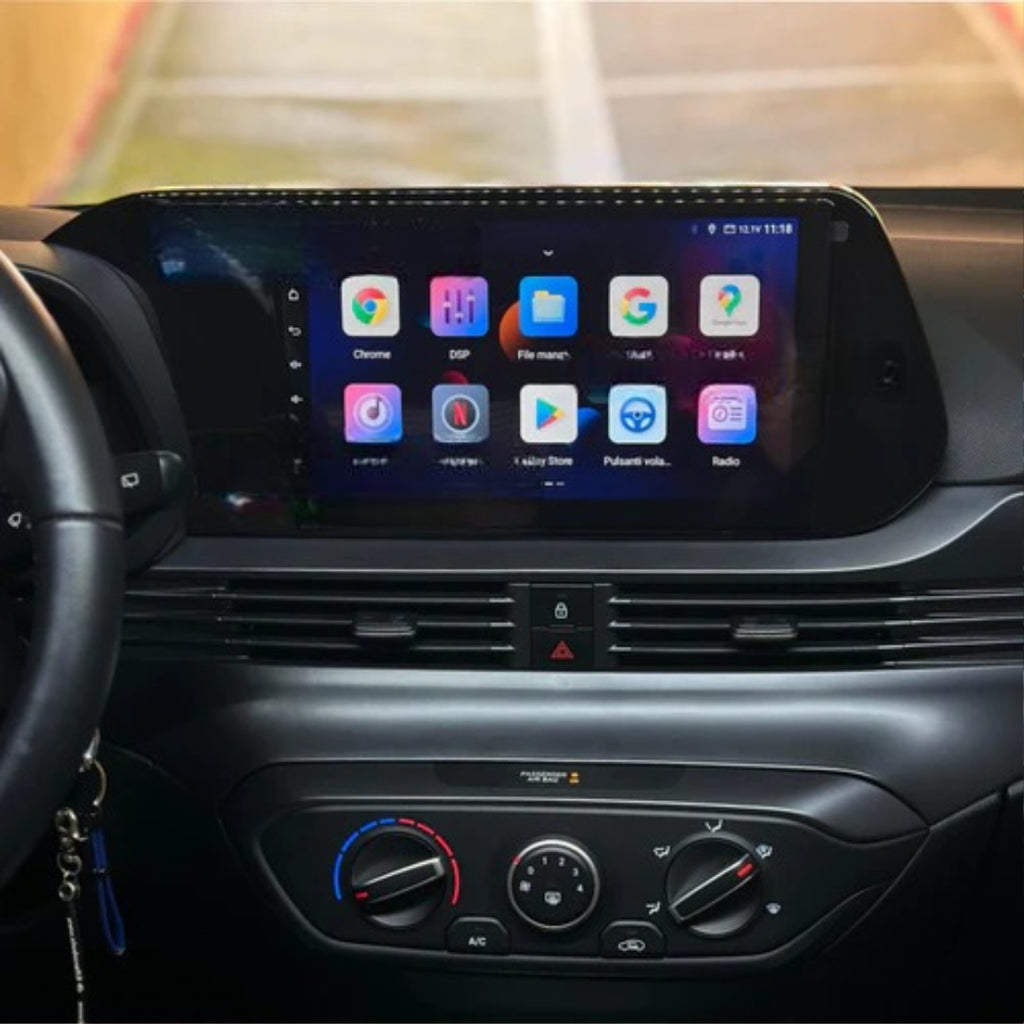 Autoradio   per   Hyundai   i20   10.1"   |   Dal   2020>   |   Android   |   Bluetooth   |   CarPlay   |   Android   Auto   | 4-64GB  Ram