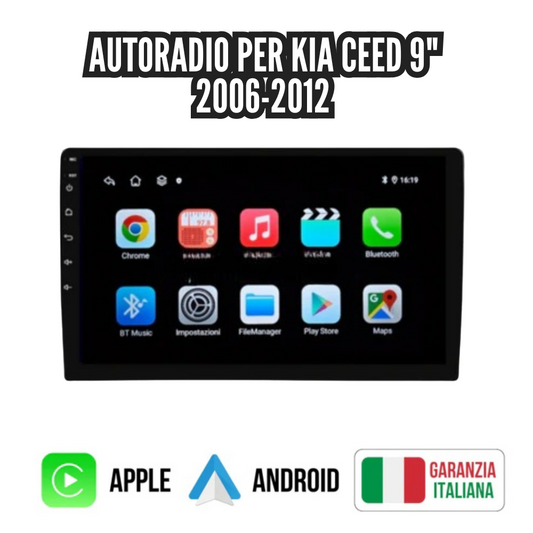 Autoradio   per   Kia   Ceed   9"   |   2006-2012   |   Android   |   Bluetooth   |   CarPlay   |   Android   Auto   | 4-64GB   Ram