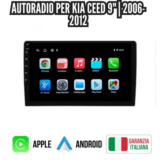 Autoradio   per   Kia   Ceed   9"   |   2006-2012   |   Android   |   Bluetooth   |   CarPlay   |   Android   Auto   |   4-64GB   Ram