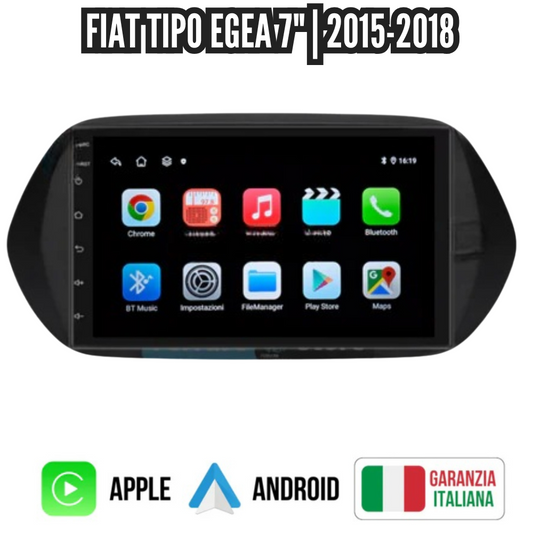 Autoradio   per   Fiat   Tipo   Egea   7"   |   2015-2018   |   Android   |   Bluetooth   |   CarPlay   |   Android   Auto   |   4-64GB  Ram