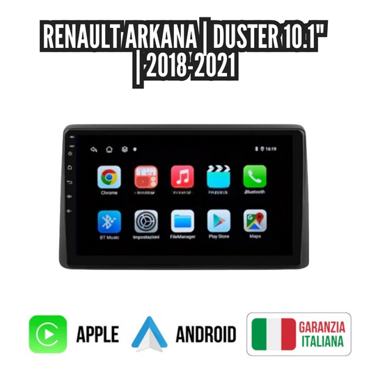 Autoradio   per   Renault   Arkana   |   Duster   10.1"   |   2018-2021   |   Android   |   Bluetooth   |   CarPlay   |   Android   Auto   |   4-64GB   Ram
