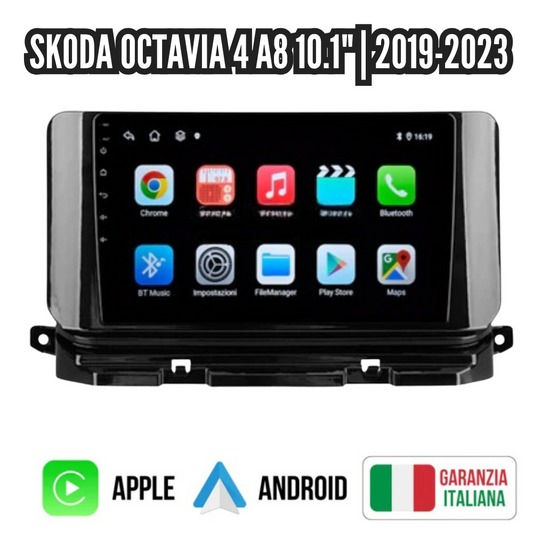 Autoradio   per   Skoda   Octavia   4   A8   10.1"   |   2019-2023   |   Android   |   Bluetooth   |   CarPlay   |   Android   Auto   |   4-64GB  Ram