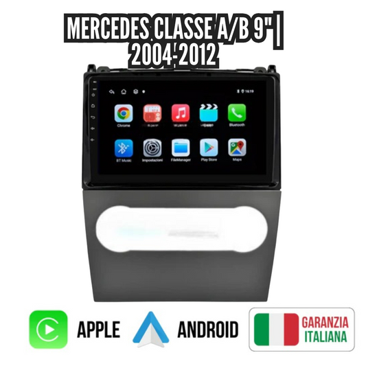 Autoradio   per   Mercedes   Classe   A/B   9"   |   2004-2012   |   Android   |   Bluetooth   |   CarPlay   |   Android   Auto   |   2GB/4GB/6GB/8GB   Ram