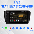 Seat Ibiza  9”|   2008-2016|   Android   |   Bluetooth   |   CarPlay   |   Android   Auto   |   /8GB/256G   Ram +