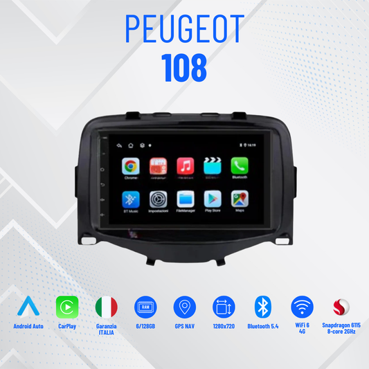 Toyota   Aygo   |   Peugeot   108   |   Citroen   C1   7"   |   2016-2020   | 4-64GB CARPLAY ANDROID AUTO