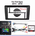 Kit Mascherina autoradio 9'' Pollici per Fiat egea 2015> -  comandi al volante