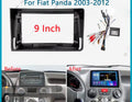 Adattatore Autoradio Cornice Stereo per Panda (169) dal 2003 al 2011 con Kit Fissaggio - Grigio schermo 9''