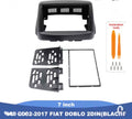 Adattatore Autoradio Cornice Stereo per Fiat Doblò punto 2000> con Kit Fissaggio - Grigio schermo 7''-
