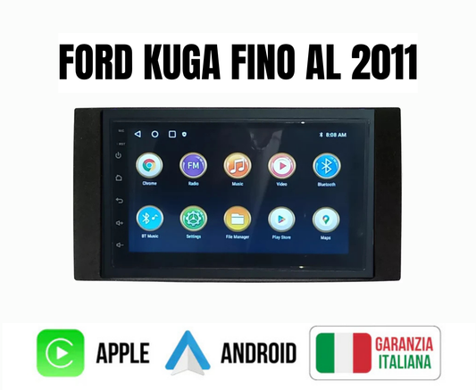 AUTORADIO ANDROID 4-64 GIGA FORD CMAX FINO AL 2011 BLUETOOTH USB PRESSEMBLATO PLUG & PLAY