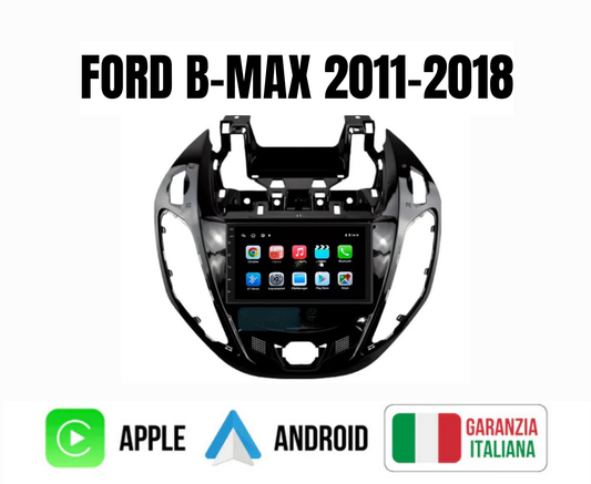 Ford B-max (2011/2018) | 7 pollici 4-64Giga - MASCHERINA INCLUSA Autoradio 2 Din Android auto + Carplay Stereo Touch | Navigatore GPS + Bluetooth + Wifi