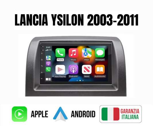AUTORADIO ANDROID LANCIA YPSILON 2003-2011 STEREO AUTO TOUCH 7" WIFI NAVIGATORE 4-64 Giga