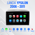 Lancia Ypslon  | 9” Pollici - Mascherina Inclusa - Autoradio 2 Din Android Auto + Carplay / Stereo Touch  | Navigatore GPS + Bluetooth + Wifi
