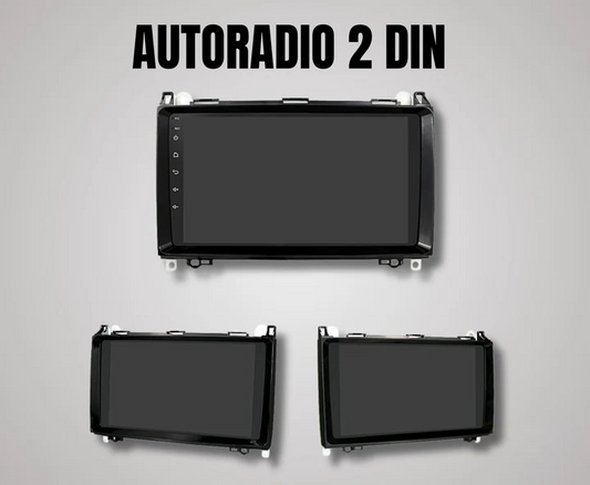 Mercedes w169 (2004/2012) | 9 Pollici -  4-64 Giga con dab+ Mascherina inclusa - Autoradio 2 Din Android auto + Carplay / Classe A Stereo Touch 4/64gb | Navigatore GPS + Bluetooth + Wifi + centralina canbas per recupero dei comandi