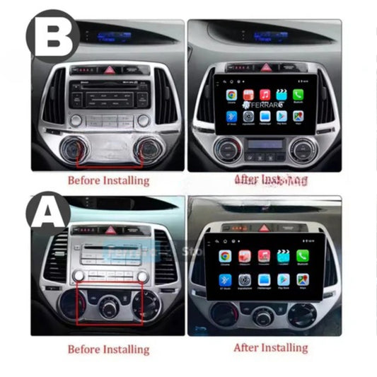 Autoradio   per   Hyundai   i20   9"   |   2012-2014   |Android   | Bluetooth  |CarPlay    Android   Auto   | 4-64GB   Ram