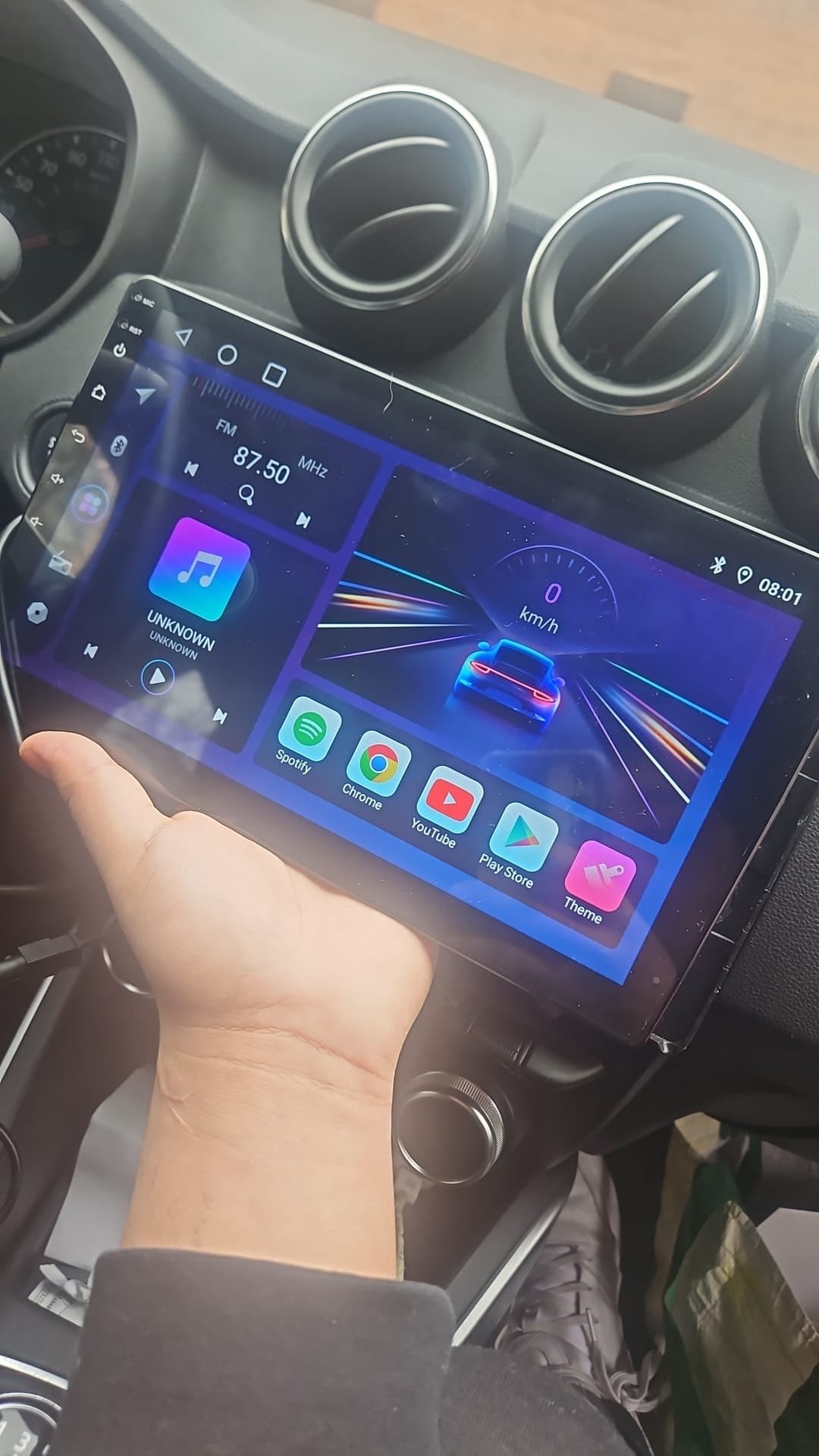 Dacia Duster (2014 in poi) | 9”pollici - 4-64GB  Mascherina Inclusa Autoradio 2 Din Android auto + Carplay Stereo Navigatore Touch / Car Tablet Gps + Bluetooth + Wifi