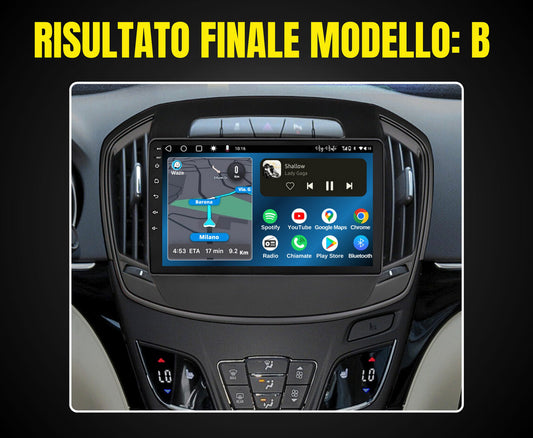 Opel Insigna (2009/2017) | 9 pollici - Mascherina inclusa Autoradio 2 Din Android auto + Carplay / Stereo Touch  4/64gb | USB + navigatore GPS + Bluetooth + Wifi