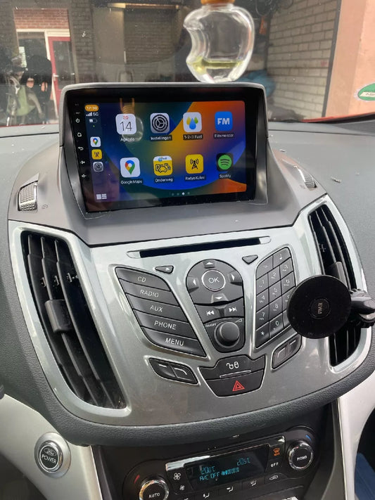 AUTORADIO NAVIGATORE 9" FORD C-MAX 2013 in poi  ANDROID 13- 4GB RAM  64GB ROM IPS DSP CARPLAY
