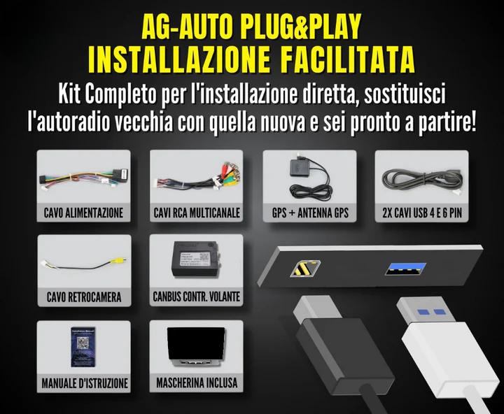 Opel Astra J/Buick Verano (2009/2015) - 9 pollici - Mascherina Inclusa - Autoradio 2 Din Android auto + Carplay | 4/64gb - Stereo Touch Navigatore Gps + Bluetooth + Wifi