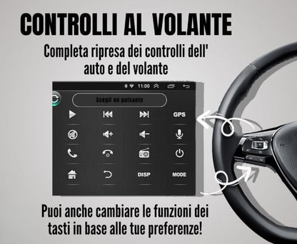 Fiat Doblò (2010-2015) 9 pollici | Mascherina Inclusa Autoradio 2 Din Android auto + Carplay / Stereo Touch 8/256gb - | Navigatore GPS + Bluetooth + Wifi