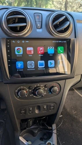 Autoradio   per   Logan   |   Sandero   |   Stepway   Symbol   9"   |   2012-2019   |   Android   |   Bluetooth   |   CarPlay   |   Android   Auto   |   4-64GB   Ram