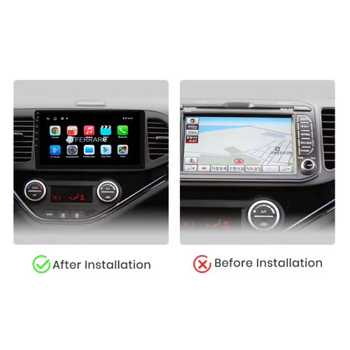 Autoradio   per   Kia   Picanto   9"   |   2011-2017|   Android   |   Bluetooth   |   CarPlay   |   Android   Auto   |  4-64GB   Ram