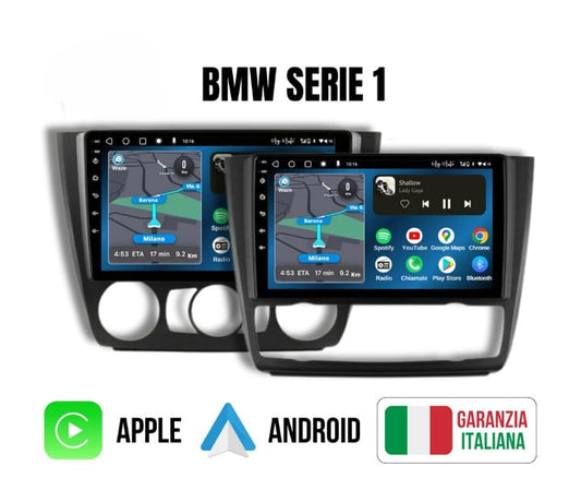 Bmw serie 1 (2004-2012) | Autoradio 2 Din Android auto + Carplay / bmw e81 e82 e87 e88 Stereo Touch 4/64gb | Navigatore GPS + Bluetooth + Wifi