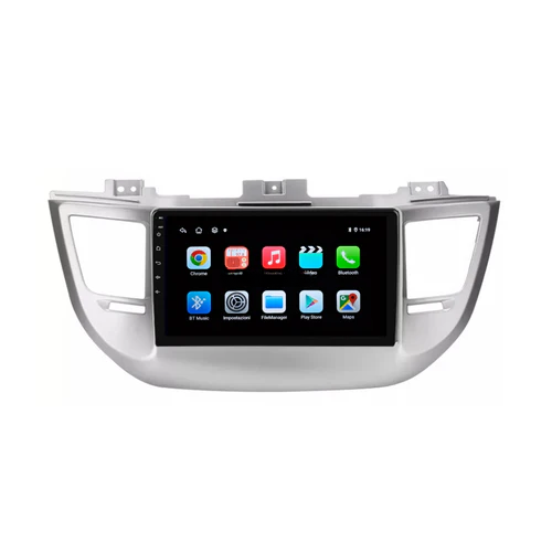 tucson 2016| 9 Pollici -  Mascherina inclusa -Autoradio 2 Din Android auto + Carplay / Stereo Touch | Navigatore GPS + Bluetooth + Wifi