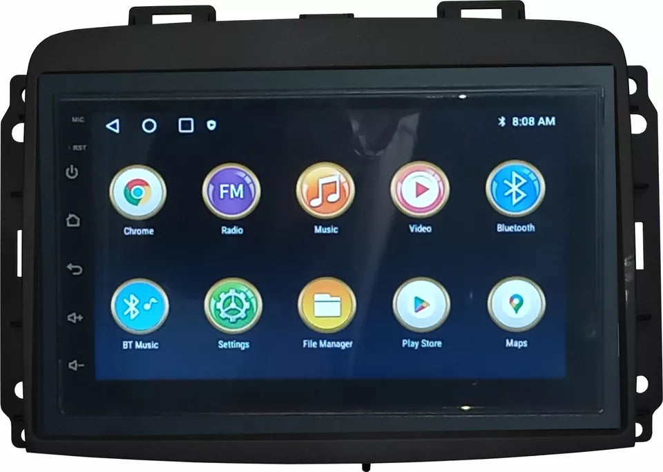 KIT AUTORADIO 4-64 GIGA FIAT 500L DAL 2018 BLUETOOTH, USB, centralina canbas per recupero dei comandi al volante